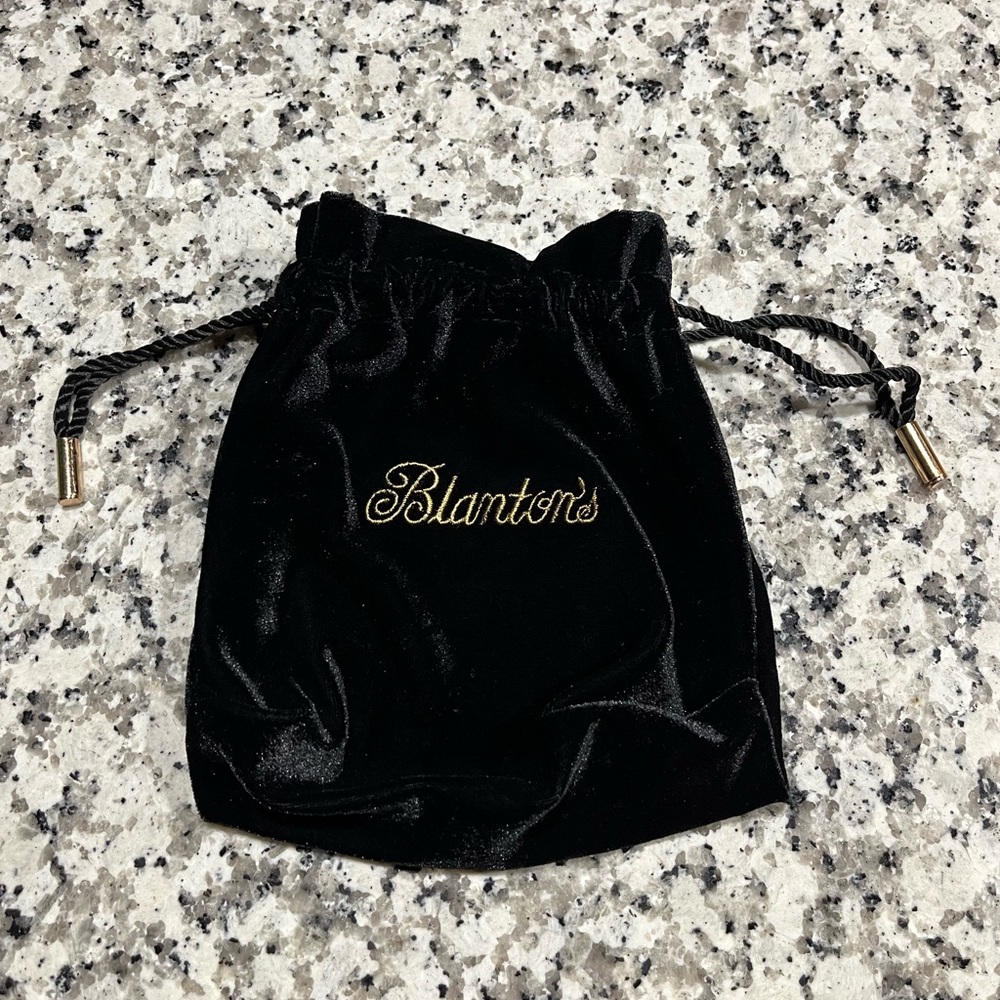 Blanton's Black Velvet Drawstring Bag